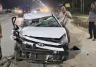 Greater Noida News : कार में अज्ञात वाहन ने मारी टक्कर, पांच लोग घायल