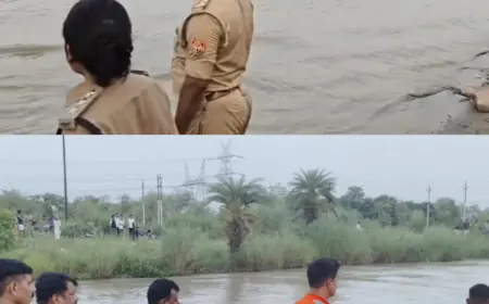 Greater Noida News : मामा के घर रहने आया 10 वर्षीय बच्चा गंग नहर में नहाते समय डूबा, शव की तलाश मे जुटी एनडीआरएफ