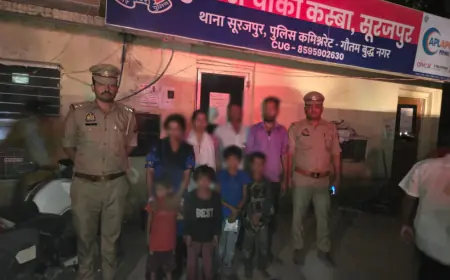 Greater Noida News : खोए हुए चार बच्चों को पुलिस ने सकुशल किया बरामद