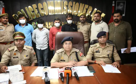 Noida News : एयरलाइंस में नौकरी लगवाने के नाम पर ठगी करने वाले चार गिरफ्तार