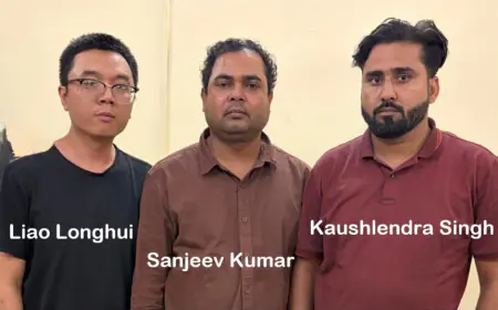 Noida News : हवाला नेटवर्क का खुलासा: चीनी नागरिक समेत तीन गिरफ्तार, मोबाइल कवर बनाने की आड़ में चल रहा था खेल