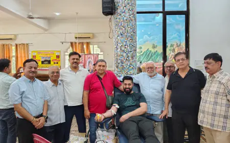 Noida News : कारगिल विजय दिवस पर लक्ष्मी नारायण मंदिर में  रक्तदान महोत्सव, 141 यूनिट रक्त संग्रह