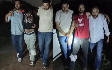 Noida News : ऑनलाइन कार बुक करके लूटपाट करने वाले दो बदमाश पुलिस मुठभेड़ में गिरफ्तार, पैर में लगी गोली