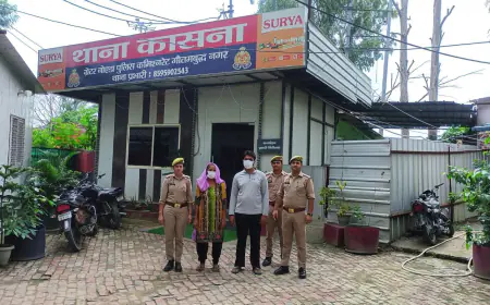 Greater Noida News : दहेज हत्या के मामले में पति और सास गिरफ्तार