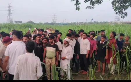 Ghaziabad News : ससुराल आए युवक का शव पेड़ की डाल से लटका मिला