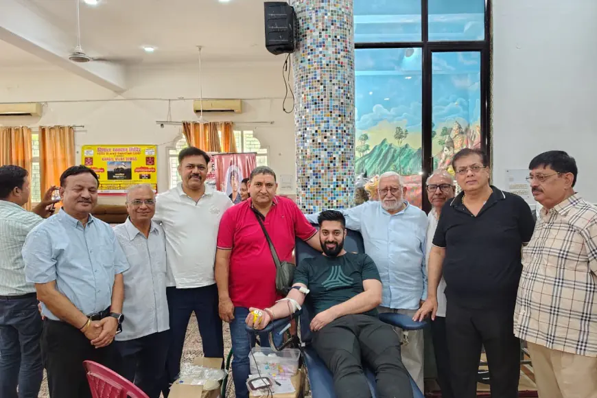Noida News : कारगिल विजय दिवस पर लक्ष्मी नारायण मंदिर में  रक्तदान महोत्सव, 141 यूनिट रक्त संग्रह