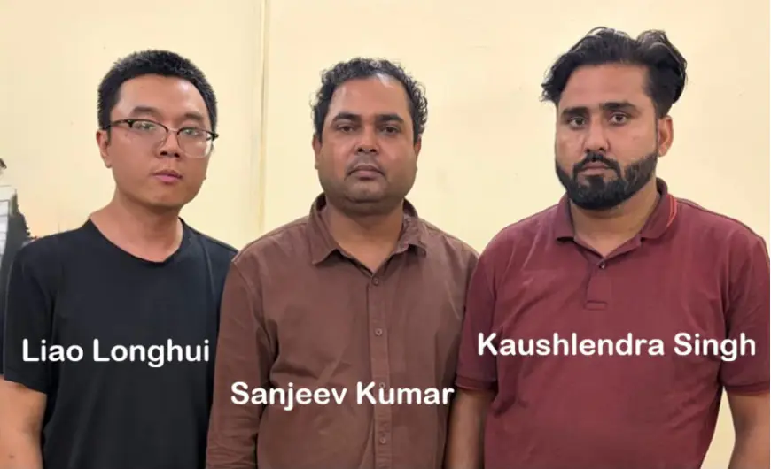 Noida News : हवाला नेटवर्क का खुलासा: चीनी नागरिक समेत तीन गिरफ्तार, मोबाइल कवर बनाने की आड़ में चल रहा था खेल