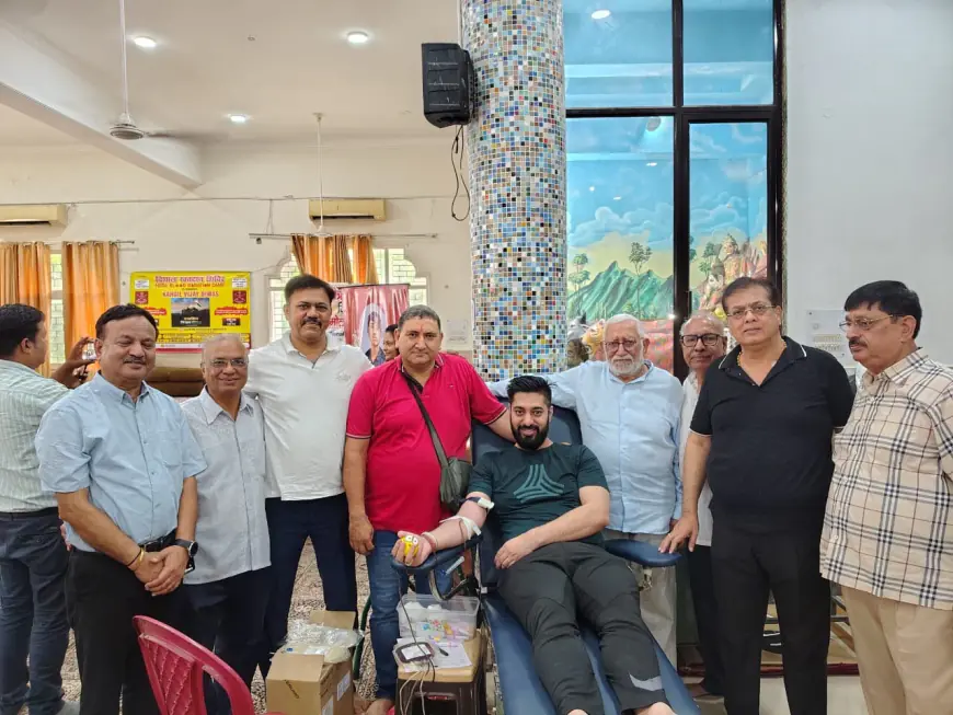 Noida News : कारगिल विजय दिवस पर लक्ष्मी नारायण मंदिर में  रक्तदान महोत्सव, 141 यूनिट रक्त संग्रह