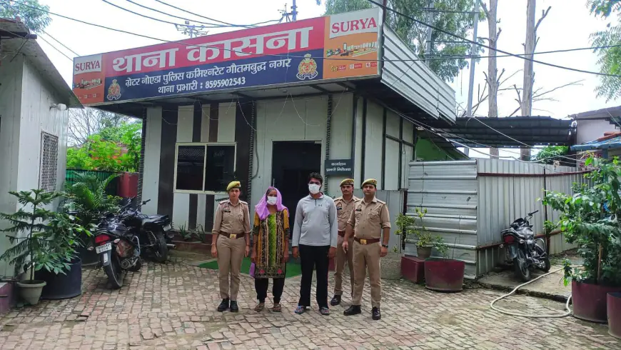 Greater Noida News : दहेज हत्या के मामले में पति और सास गिरफ्तार