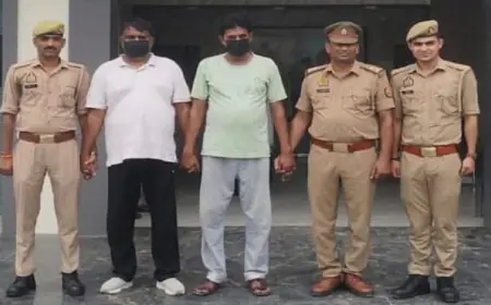 Ghaziabad News : किशोरी को अगवा कर सामूहिक बलात्कार करने वाले दो आरोपी गिरफ्तार