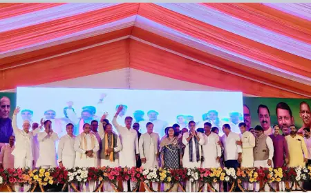 Dadri News : दादरी में भाजपा का शक्ति प्रदर्शन, प्रदेश अध्यक्ष पंकज चौधरी ने 2027 चुनाव का किया शंखनाद