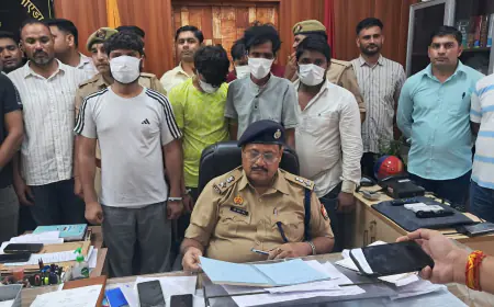 Greater Noida News : ज्वेलर के मुनीम से डेढ़ करोड़ रुपए की चांदी और सोने के जेवरात लूटने वाले पांच बदमाश गिरफ्तार