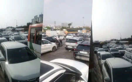 Ghaziabad News : कावड़ यात्रा के चलते दिल्ली- मेरठ एक्सप्रेसवे सहित विभिन्न जगहों पर भीषण जाम