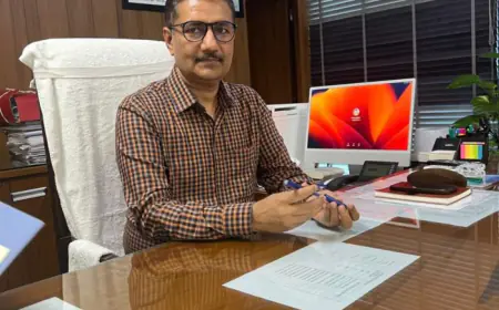 Noida News : नोएडा इंटरनेशनल एयरपोर्ट पर रनवे और एप्रन क्षेत्र मे नही हुआ था जलभराव:राकेश सिंह