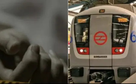 Noida News : मेट्रो ट्रेन के आगे 16 वर्षीय छात्र ने लगाई छलांग, मौत