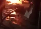 Greater Noida News : खुदाई करते समय आईजीएल की गैस पाइपलाइन हुई लीक, आग लगी