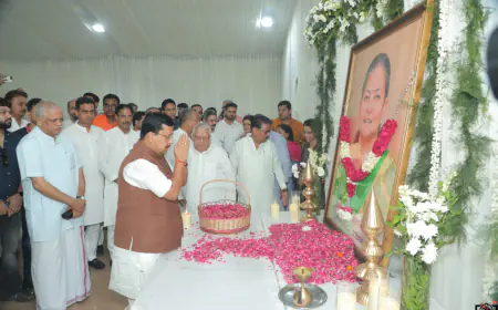 Noida News : कलराज मिश्रा के आवास पहुंचे भाजपा के राष्ट्रीय अध्यक्ष नितिन नवीन