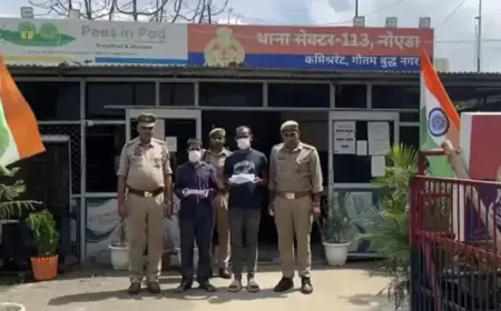 Noida News : मन्नत पूरी नहीं हुई तो पंडित को बनाया बंधक, एक लाख रुपए की फिरौती मांगी, दो गिरफ्तार