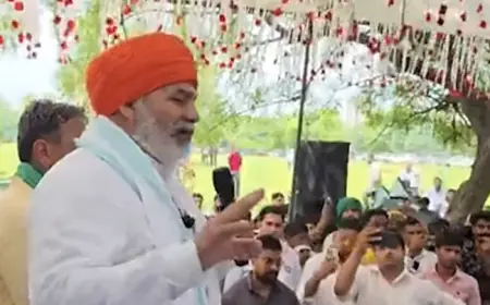 Noida News : किसानों की मांगे पूरी नहीं होने तक धरना रहेगा जारी : राकेश टिकट