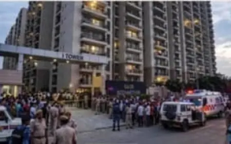 Ghaziabad News : एकेडमिक दबाव के चलते दसवीं की छात्रा ने 15वीं मंजिल से कूदकर की आत्महत्या