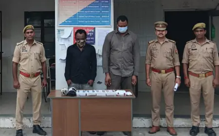 Greater Noida News : बिजनेस वीजा पर भारत आए विदेशी नागरिक बेच रहे थे सिंथेटिक ड्रग्स, दो गिरफ्तार