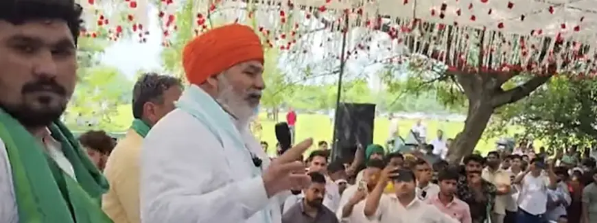 Noida News : किसानों की मांगे पूरी नहीं होने तक धरना रहेगा जारी : राकेश टिकट