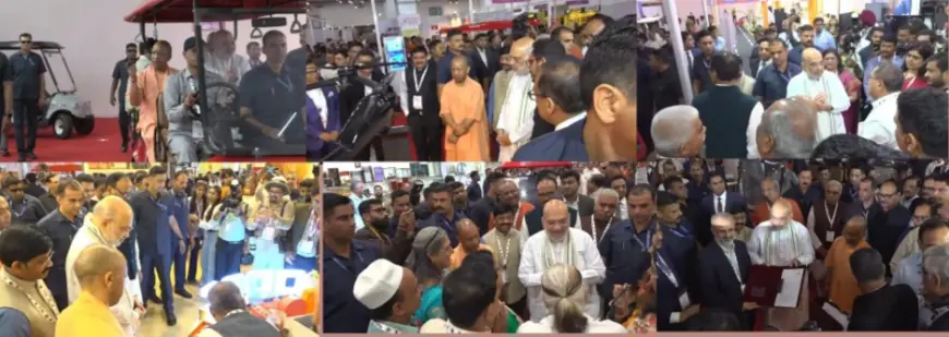 Noida News : यूपी इंटरनेशनल ट्रेड शो का केंद्रीय गृहमंत्री अमित शाह ने किया उद्घाटन
