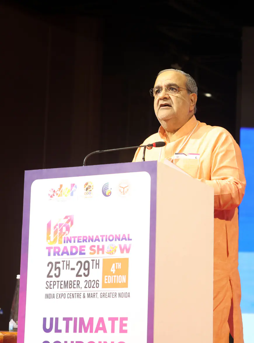 Noida News : भारत की बदलती व्यापार नीति ने उत्तर प्रदेश के उद्यमियों के लिए खोले वैश्विक बाजारों के नए अवसर: भूपेंद्र चौधरी
