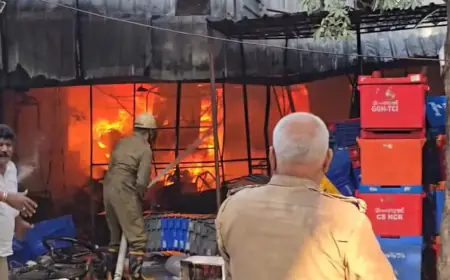 Ghaziabad News :  ऑनलाइन डिलीवरी करने वाली कंपनी के गोदाम में लगी भयंकर आग, मुख्यमंत्री ने लिया संज्ञान