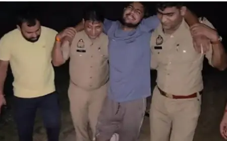 Ghaziabad News : चलती बस पर फायरिंग करने वाले दो बदमाश पुलिस मुठभेड़ में गिरफ्तार, एक के पैर में लगी गोली