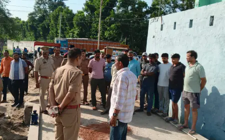 Jewar News : जमीनी विवाद में छोटे भाई ने बड़े भाई की फावड़े से काटकर की हत्या