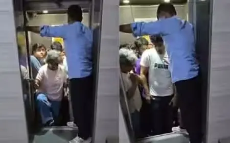 Greater Noida News :  अजनारा सोसाइटी में झटके से रुकी लिफ्ट, 20 मिनट तक फंसे रहे 14 लोग, बच्चों को सांस लेने में हुई परेशानी