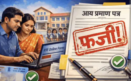 Noida News : फर्जी आय प्रमाण पत्र के आधार पर आरटीई के तहत स्कूलों में दाखिला, दो छात्रों का नामांकन होगा रद्द