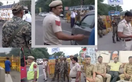 Noida News : कॉकरोचों को रोकने के लिए दिल्ली यूपी बॉर्डर पर किलाबंदी, सैकड़ो नजर बंद, सोशल मीडिया पर पैनी नजर