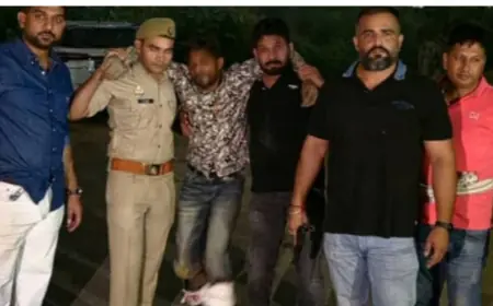 Ghaziabad News : अपराधों का शतक लगाने वाला 50 हजार का इनामी पुलिस मुठभेड़ में गिरफ्तार, दोनों पैर में लगी गोली