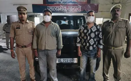 Noida News : सेक्टर 18 की मल्टी लेवल पार्किंग की छत पर थार से स्टंट करने वाले दो गिरफ्तार