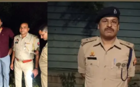 Noida News : पुलिस मुठभेड़ के दौरान दो बदमाश गिरफ्तार ,एक के पैर में लगी गोली