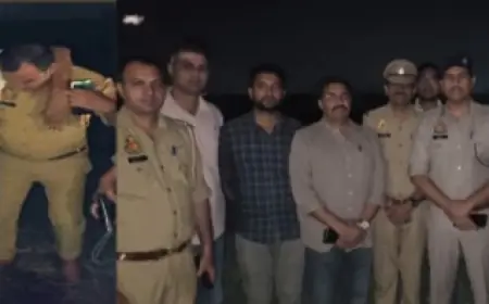 Ghaziabad News : पुलिस मुठभेड़ के दौरान 10 हजार रुपए का इनामी लुटेरा गिरफ्तार, पैर में लगी गोली