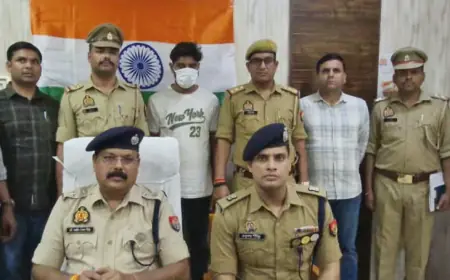 Greater Noida News : मुठभेड़ के दौरान दो बदमाश गिरफ्तार, एक के पैर में लगी गोली