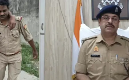 Noida News : पुलिस मुठभेड़ में एक बदमाश घायल