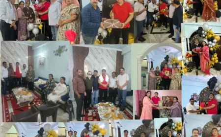 Noida News : दीपक विग के जन्मदिन पर बधाई देने पहुंचे विभिन्न दलों के नेता और गणमान्य लोग