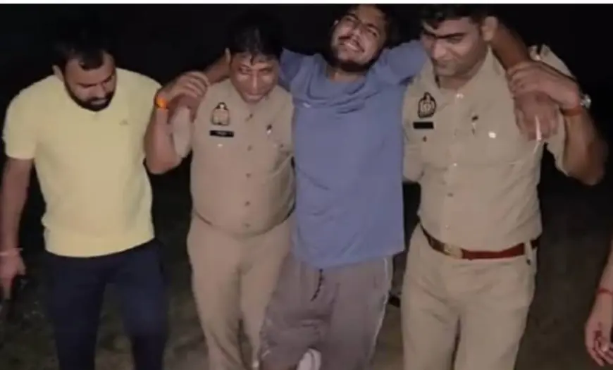 Ghaziabad News : चलती बस पर फायरिंग करने वाले दो बदमाश पुलिस मुठभेड़ में गिरफ्तार, एक के पैर में लगी गोली