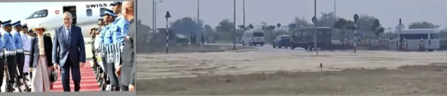 Noida News : स्विस राष्ट्रपति नोएडा इंटरनेशनल एयरपोर्ट पहुंचे, 2 घंटे तक रुके, अधिकारियों से की बात