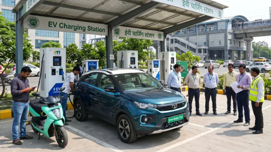 Noida News : नोएडा के विभिन्न स्थानों पर लगेंगे 48 ई- वाहनों के चार्जिंग स्टेशन
