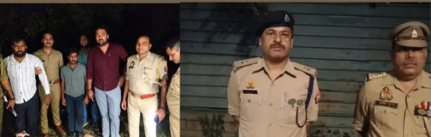 Noida News : पुलिस मुठभेड़ के दौरान दो बदमाश गिरफ्तार ,एक के पैर में लगी गोली