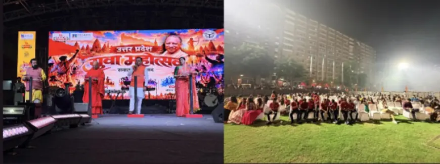 Greater Noida News : "भाव एक भाषा अनेक"  मंत्र के साथ गूंजा सनातनी शंखनाद